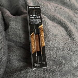 Morphe Gold Dark Brown Eyeliner Mixed Signals Dual-Ended Stick